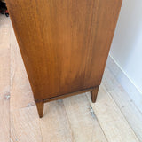 Mid Century Walnut Highboy w/ Arches
