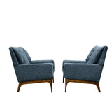 Pair Of Mid Century Lounge Chairs