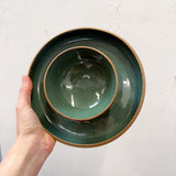 Chip and Dip Bowl Medium in Sea Green