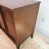 Mid Century Walnut Low Dresser w/ Arches