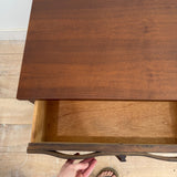 Mid Century Walnut Low Dresser w/ Arches