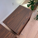 Pair of Walnut Nightstands w/ Formica Tops