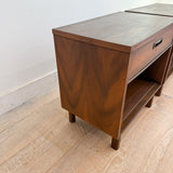 Pair of Walnut Nightstands w/ Formica Tops