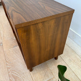 Pair of Walnut Nightstands w/ Formica Tops
