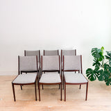 Set of 6 Vintage Rosewood Dining Chairs