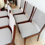 Set of 6 Vintage Rosewood Dining Chairs