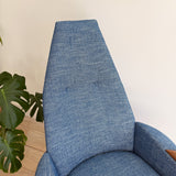 Adrian Pearsall Swivel Lounge Chair + Ottoman