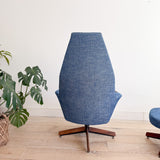 Adrian Pearsall Swivel Lounge Chair + Ottoman