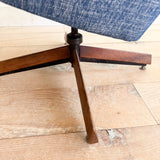 Adrian Pearsall Swivel Lounge Chair + Ottoman