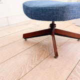 Adrian Pearsall Swivel Lounge Chair + Ottoman