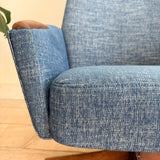 Adrian Pearsall Swivel Lounge Chair + Ottoman