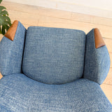 Adrian Pearsall Swivel Lounge Chair + Ottoman