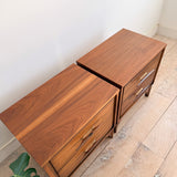 Pair Mid Century Nightstands