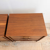 Pair Mid Century Nightstands