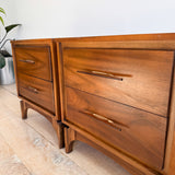 Pair Mid Century Nightstands