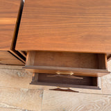 Pair Mid Century Nightstands
