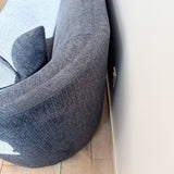 Vintage Curved Back Sofa - New Upholstery