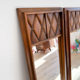 Vintage Sculpted Front Mirror - $195 Each