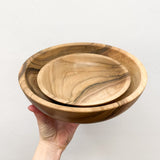 Nested Set of Walnut Bowls