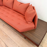 Adrian Pearsall Platform Sofa - New Orange Upholstery