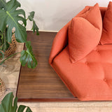 Adrian Pearsall Platform Sofa - New Orange Upholstery