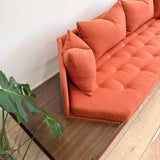 Adrian Pearsall Platform Sofa - New Orange Upholstery
