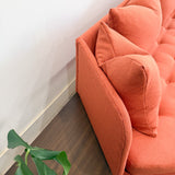 Adrian Pearsall Platform Sofa - New Orange Upholstery