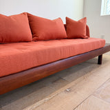 Adrian Pearsall Platform Sofa - New Orange Upholstery