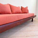 Adrian Pearsall Platform Sofa - New Orange Upholstery