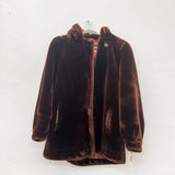 Vintage Faux Fur Brown Coat