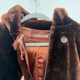 Vintage Faux Fur Brown Coat