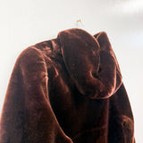 Vintage Faux Fur Brown Coat