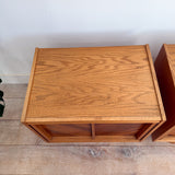 Pair of Vintage Brutalist Nightstands