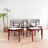 Set of 8 Teak Erik Buch Dining Chairs