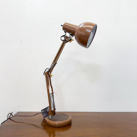 Articulated Brown Lamp Vintage