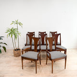 Set of 8 Broyhill Brasilia Dining Chairs