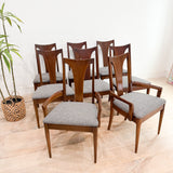 Set of 8 Broyhill Brasilia Dining Chairs