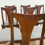 Set of 8 Broyhill Brasilia Dining Chairs