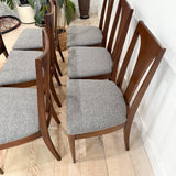 Set of 8 Broyhill Brasilia Dining Chairs