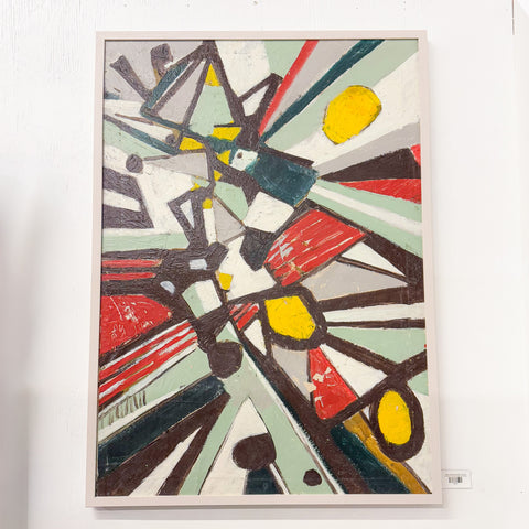 1960's Abstract Geometric Painting