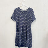 90s MY MICHELLE Navy Ditzy Floral Dress- Small