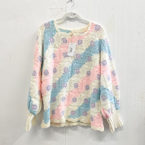 Granny Square Crochet Sweater