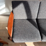 Danish Teak Sofa + Chair Set - New Upholstery