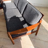 Danish Teak Sofa + Chair Set - New Upholstery