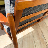 Danish Teak Sofa + Chair Set - New Upholstery