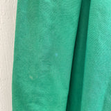 50s Cotton Green Skirt XS -As Is