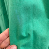 50s Cotton Green Skirt XS -As Is