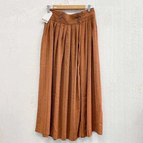Burnt Orange Midi Skirt Waist 30" RVD