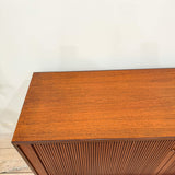 J Clausen for Brande Teak Tambour Door Buffet