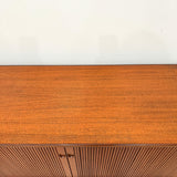 J Clausen for Brande Teak Tambour Door Buffet